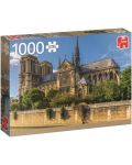Puzzle Jumbo de 1000 piese - Catedrala Notre-Dame, Paris - 1t