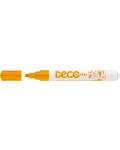 Marker permanent Ico Deco - varf rotund, portocaliu - 1t