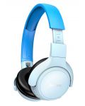 Casti wireless pentru copii Philips - TAKH402BL, albastre - 1t