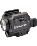Lanternă pistol Dulotec - G4, sub-țeavă cu laser indicator direcție, roșu - 2t