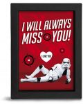 Afiș înrămat The Good Gift Movies: Star Wars - I will always miss you - 1t