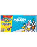 Colorino Disney Mickey and Friends Plastilina 12 culori + aurie si argintie - 1t
