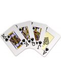 Carti de poker din plastic Texas Poker - spate negru - 2t