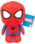 Figurină de pluș Sambro Marvel: Avengers - Spider-Man (with sound), 28 cm - 1t