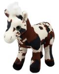 Jucărie de pluș Amek Toys - Cal cu pete, alb, 30 cm - 1t
