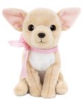 Jucărie de pluș Studio Pets - Câine Chihuahua cu panglică, Pinkey - 1t