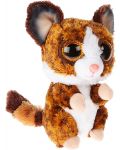 Jucărie de pluș TY Toys - Baby Galago Binky, maro, 15 cm - 1t