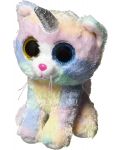 Jucărie de pluș TY Toys - Heather pisicuța unicorn, 15 cm  - 1t
