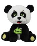 Jucărie de pluș Amek Toys - Panda cu medalion, 20 cm - 1t