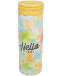 Prosop de plajă în cutie Hello Towels - New Collection, 100 x 180 cm, 100% bumbac, bej - 4t