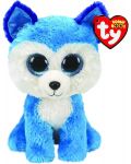 Jucărie de pluș TY Toys - Husky Prince, albastru, 15 cm - 1t