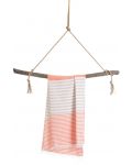 Prosop de plajă în cutie Hello Towels - Bali, 100 x 180 cm, 100% bumbac, portocaliu-bej - 3t
