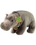 Jucărie de pluș Rappa Eco Friends - Hippo, în picioare, 30 cm - 1t
