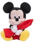 Jucărie de pluş Disney Plush - Mickey Mouse cu o pătură, 27 cm - 1t