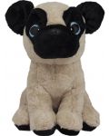 Jucărie de pluș Amek Toys - Pug cu ochi mari, 37 cm - 1t