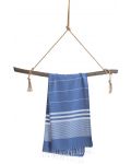 Prosop de plajă în cutie Hello Towels - Malibu, 100 x 180 cm, 100% bumbac, albastru - 3t