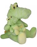 Jucărie de pluș Amek Toys - Crocodil cu copil, 60 cm - 1t