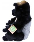 Jucărie de pluș Rappa Eco Friends - Gorilă, așezată, 23 cm - 2t