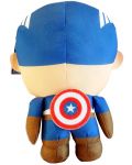 Figurină de pluș Sambro Marvel: Avengers - Captain America (with sound), 28 cm - 2t