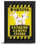 Poster cu rama The Good Gift Games: Raving Rabbids - Extreme Gaming Inside - 1t