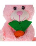 Jucării Teddy Bunny Tea Toys - Benny, 28 cm, cu morcov, roz - 3t