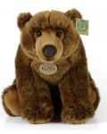 Jucărie de plus Rappa Eco Friends  - Ursul brun, așezat, 40 cm - 2t