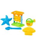 Set de plajă  Polesie Toys - Moara, 5 piese , sortiment  - 2t