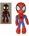 Jucărie de pluș Simba Toys - Spider-Man cu ochi luminoși, 25 cm - 2t