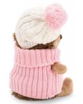 Jucărie de pluș Orange Toys Life - Arici pufos cu pălărie albă și roz, 15 cm - 4t