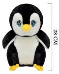 Pinguin de pluș Tea Toys - Paco, 28 cm - 5t