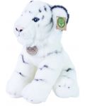Jucărie de pluș Rappa Eco Friends - Tigru alb, în picioare, 30 cm - 2t