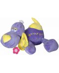 Jucărie de pluș Amek Toys - Câine culcat, mov, 65 cm - 1t