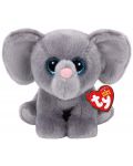 Jucarie de plus TY Toys Beanie Babies - Elefant  Whopper, 15 cm - 1t