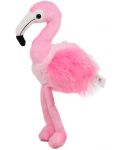 Jucărie de pluș Amek Toys - Flamingo, roz, 36 cm - 1t