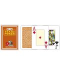 Carti de poker din plastic Texas Poker - Ocru - 2t