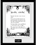 Afiș înrămat GB eye Animation: Death Note - Rules - 1t
