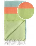Prosop de plajă în cutie Hello Towels - Neon, 100 x 180 cm, 100% bumbac, verde-albastru - 2t