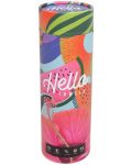 Prosop de plajă în cutie Hello Towels - New Collection, 100 x 180 cm, 100% bumbac, albastru-roz - 4t