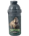Sticlă din plastic Paso Dinosaur - cu bretea, 500 ml - 1t
