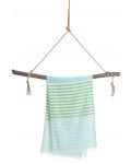 Prosop de plajă în cutie Hello Towels - Bali, 100 x 180 cm, 100% bumbac, turcoaz-verde - 3t