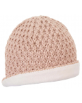 Pălărie de iarnă tricotată Sterntaler - 55 cm, 4-6 ani, ecru - 2t