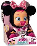 Papusa bebe-plangacios cu lacrimi IMC Toys Cry Babies - Minnie Mouse - 1t