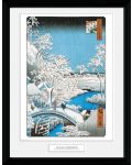 Poster cu ramă GB eye Art: Hiroshige - The Drum Bridge - 1t