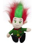 Jucărie de pluș Amek Toys - Troll de Crăciun cu bluză verde, 26 cm - 1t