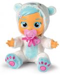 Papusa bebe plangacios IMC Toys Cry Babies - Cristal, ursulet polar - 3t