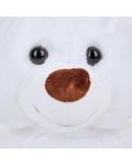 Ursuleț Tea Toys - Smile on, 40 cm, alb - 2t