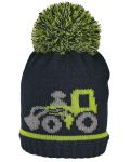Pălărie de iarnă tricotată Sterntaler - Tractor, 53 cm, 2-4 ani - 1t