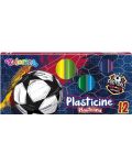 Plastilină Colorino - Fotbal, 12 culori - 1t