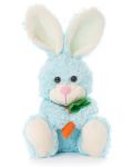 Jucării Teddy Bunny Tea Toys - Chocho, 28 cm, cu morcov, albastru - 1t