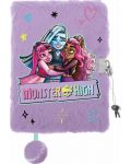 Jurnal de pluș cu lacătар St. Majewski - Monster High - 1t